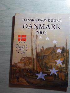 Dánsko EURO PROBE sada 2002 ve folderu UNC čKUF