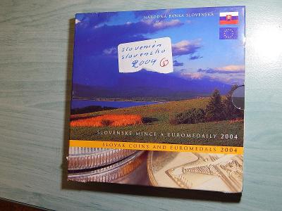 Slovensko EURO PROBE sada 2004 ve folderu UNC čKUF