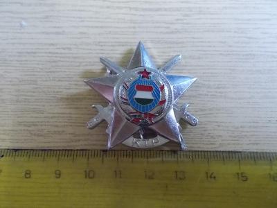 KTP Madarská lidová armáda voják odznak Výkon odznajk hvězda stříbrná