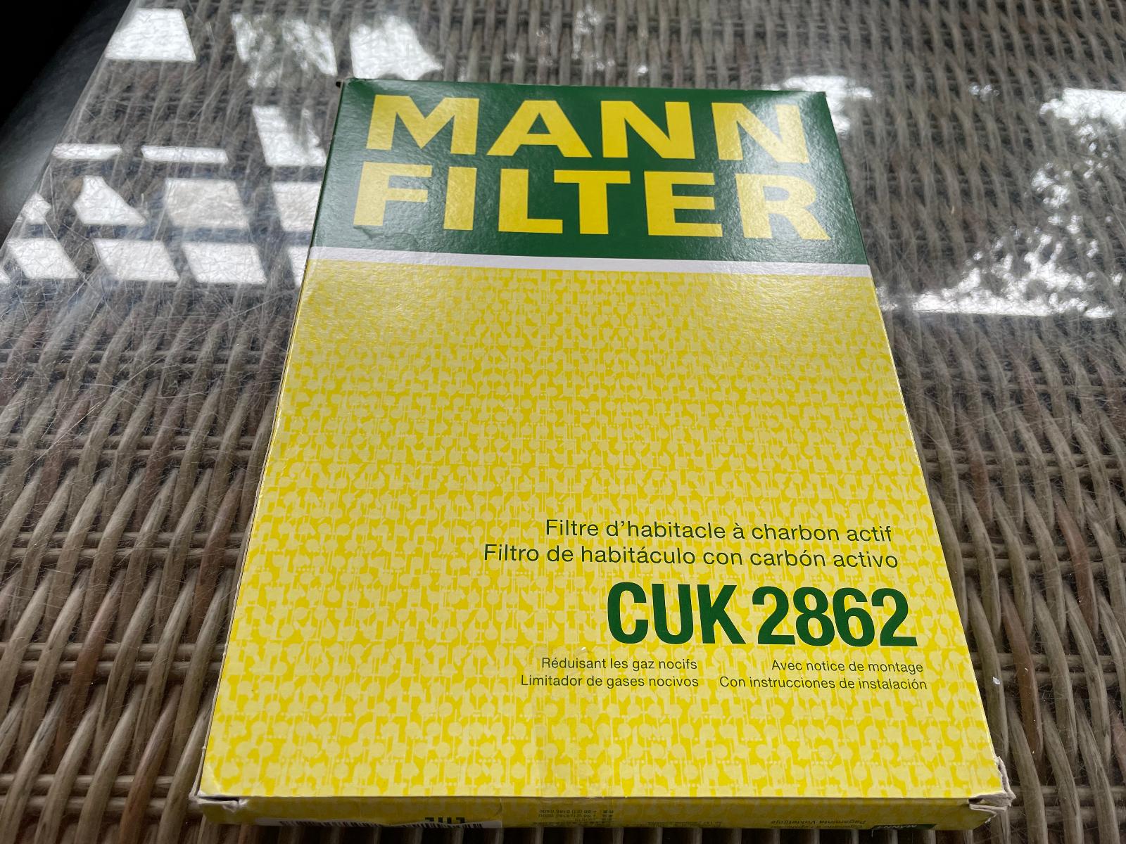 Filter kabíny MANN-FILTER CUK 2862 - Auto-moto