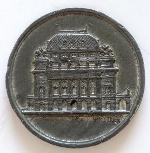 Medaile 1868 K položení základního kamene Národního divadla.