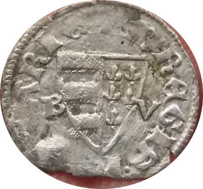 Karol Robert 1307-1342 Denár Znak:B-V