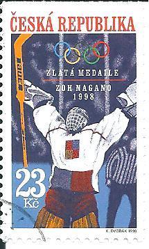 ZOH Nagano-zlatá medaile v hokeji 1998,  raž. zn.