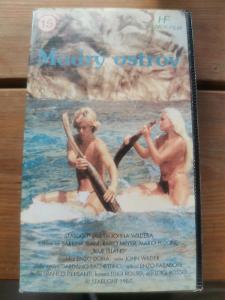 Raritní VHS kazeta Modrý ostrov 1987 - Hamer film