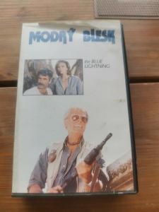 Raritní VHS kazeta Modrý blesk 1992