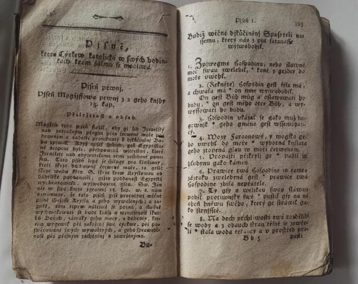 vzácná kniha roku 1796 / Žaltář / Brno 