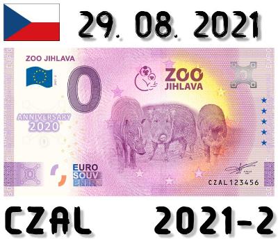0 Euro Souvenir | ZOO JIHLAVA | CZAL | 2021 | ANNIVERSARY
