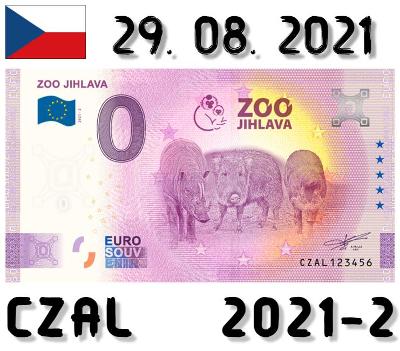 0 Euro Souvenir | ZOO JIHLAVA | CZAT | 2021