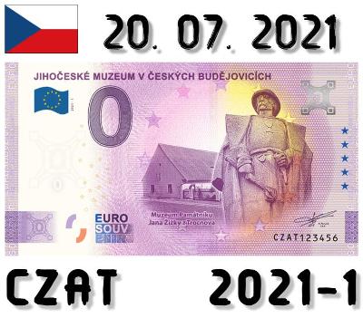 0 Euro Souvenir | JIHOČESKÉ MUZEUM | CZAT | 2021