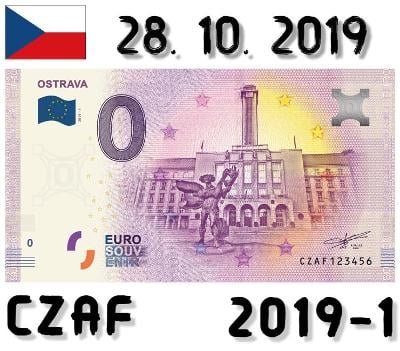 0 Euro Souvenir | OSTRAVA | CZAF | 2019