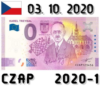 0 Euro Souvenir | KAREL TREYBAL Šachový klub | CZAP | 2020