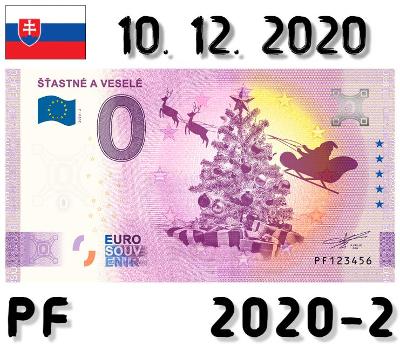 0 Euro Souvenir | ŠŤASTNÉ A VESELÉ | PF | 2020