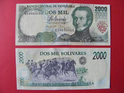 2.000 Bolivares 6.8.1998 Venezuela - P77c - UNC - /I119/
