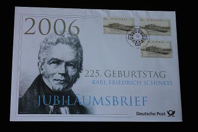 Jubiläumsbrief Deutsche Post:  225. Geburtstag Karl F. Schinkel  (k2)