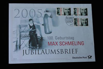 Jubiläumsbrief Deutsche Post: 100. Geburtstag von Max Schmeling (k2)