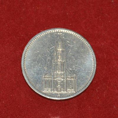 stříbrná mince, Ag 5 mark 1934