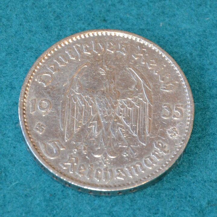 strieborná minca, Ag 5 Raichmark 1935 - Numizmatika