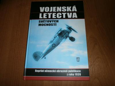 kniha Vojenská letadla světových mocností-reprint německé z 1939