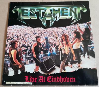 LP TESTAMENT-LIVE AT EINDHOVEN /EX+, 1987