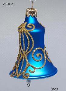 Z050K1 - zvonek, modrá, 5,5cm