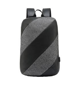 Moderní městský batoh pro muže i ženy - voděodolný, Anti-Theft, USB