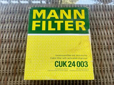 Filtr kabinový, aktivní uhlí, MANN-FILTER CUK 24 003