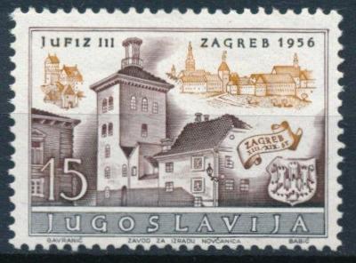 Jugoslávie 1956 ** /Mi. 788 ,  komplet ,  /L23/