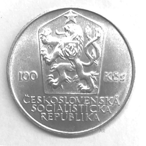 Stříbrná mince 100 Kčs 1985 konference v Helsinkách, Perfektní stav