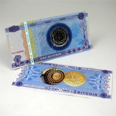 Papírová bankovka 1.Bitcoin - 1ks(použitá) 