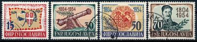 Jugoslávie 1954 ʘ /Mi. 751-4 , komplet ,  /L23/