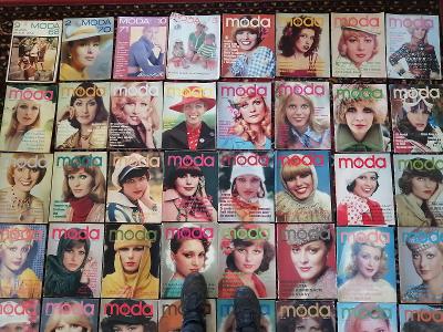 Móda   -  soubor celkem 48 ks časopisů pre ženy !!!!!!!!!!!!!!!!!!!!!!