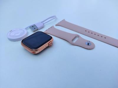 Nové růžové Smart watch, ve stylu apple watch, chytré hodinky