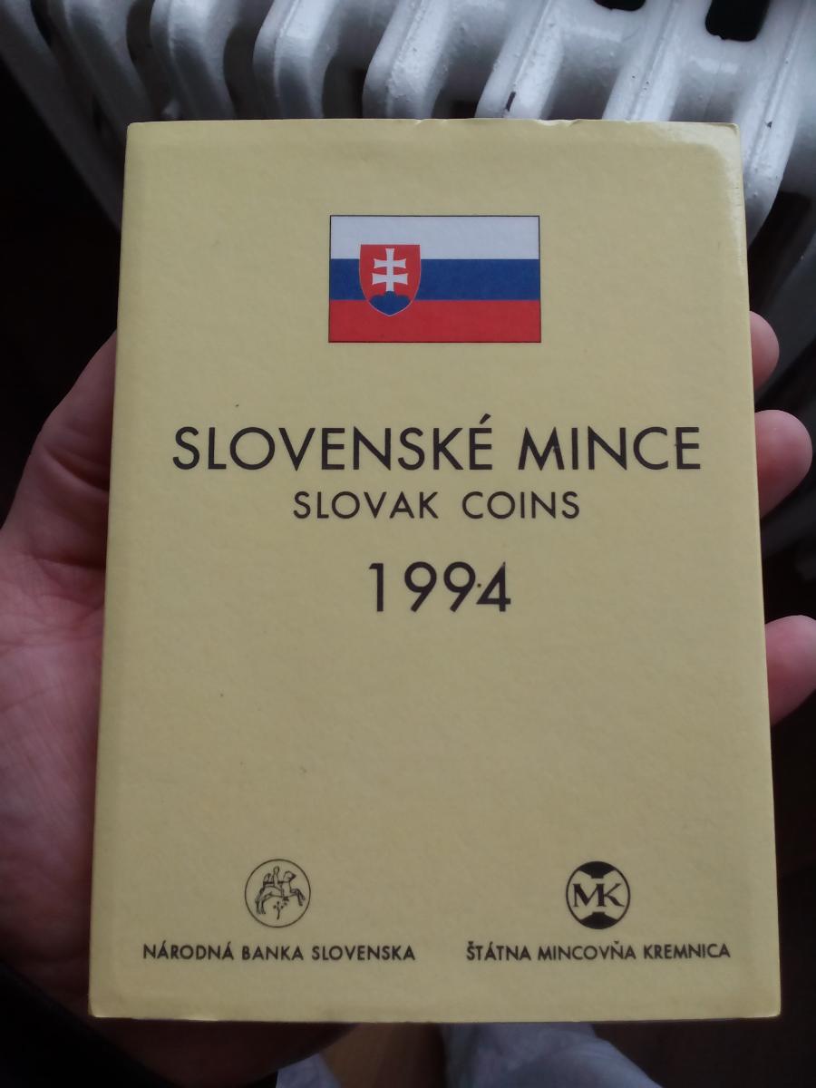 Sada oběžných mincí 1994 (Slovensko) od 1 Kč! Pouze 18.700 kusů! - Zberateľstvo