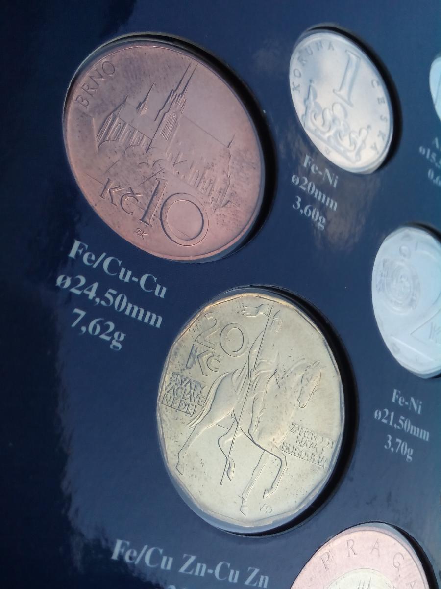 Sada oběžných mincí 1996 (Hradčany) od 1 Kč! Pouze 14.188 kusů! - Numismatika