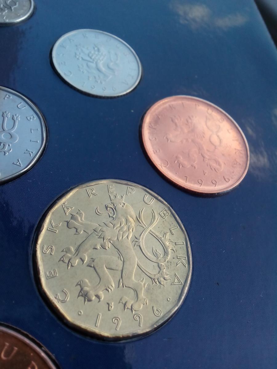 Sada oběžných mincí 1996 (Hradčany) od 1 Kč! Pouze 14.188 kusů! - Numismatika