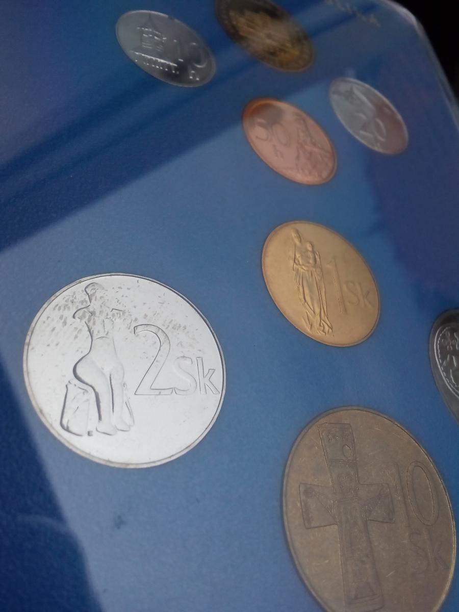 Sada oběžných mincí 2000 (Slovensko) od 1 Kč! Pouze 12.500 kusů! - Sběratelství