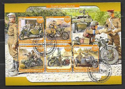 Madagaskar - druhá světová válka-motocykly Rikuo, BSA, Zündapp, Harley