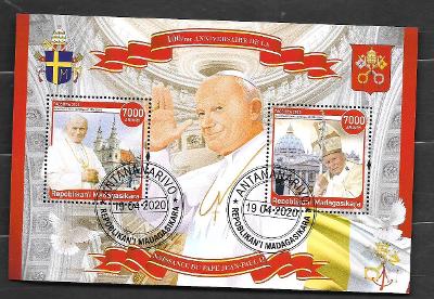 Madagaskar 2020 - papež Jan Pavel II.