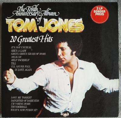 2LP TOM JONES - 20 GREATEST HITS(1975) GER Press VG++ ZACHOVALÉ