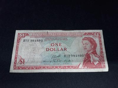 One DOLLAR east caribbean currency authority 