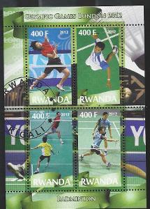 Rwanda - sport - OH Londýn 2012 - badminton