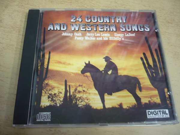 CD 24 Country and Western Songs (J. Cash, Lee Lewis...) - Hudba