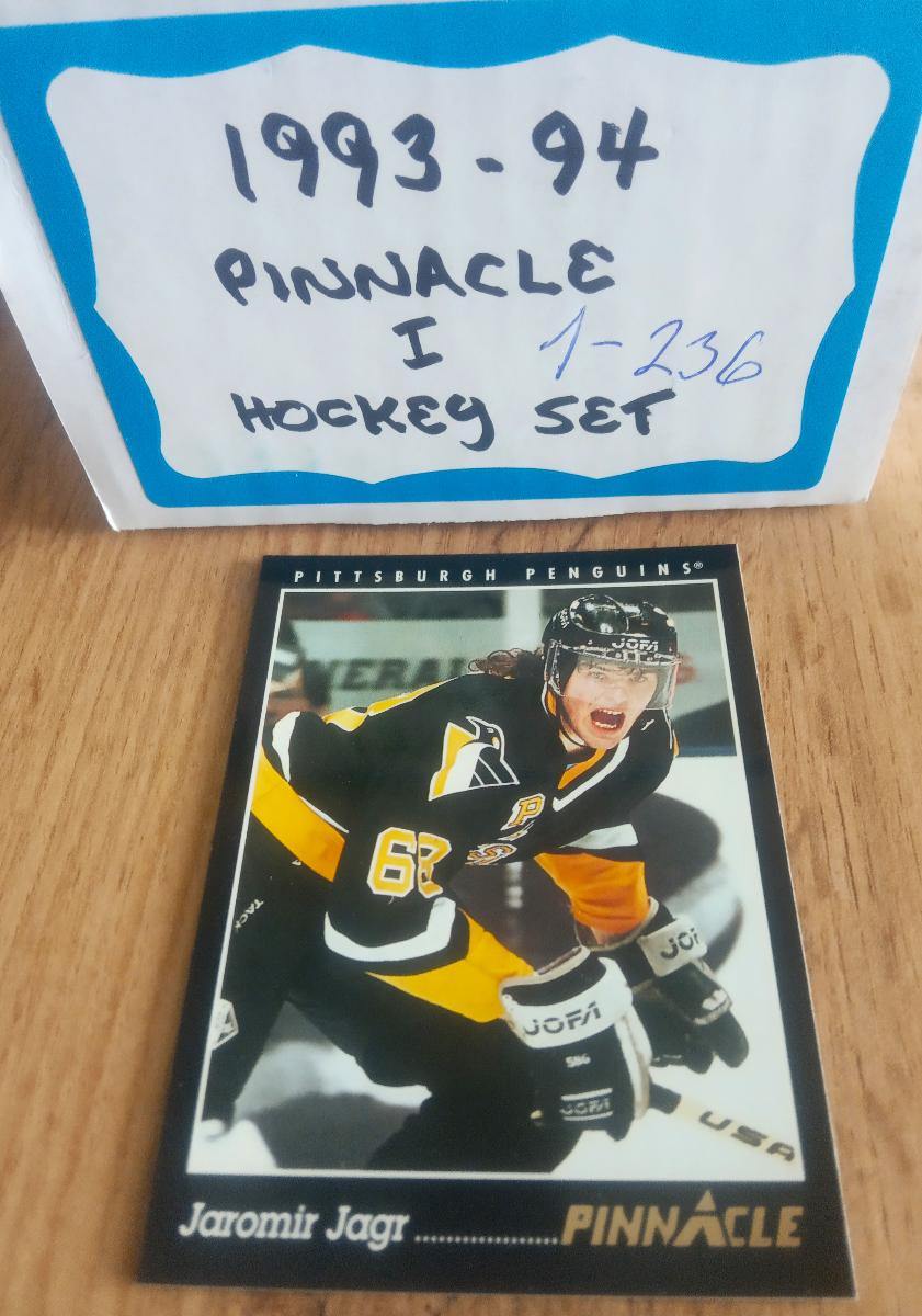 Kompletní set karet - Pinnacle 93/94 série 1 (236 karet) - Hokejové karty