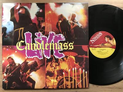 CANDLEMASS - Live - 2 LP EX- 1990 MUSIC FOR NATIONS