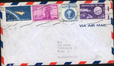 20B210 USA dopis na znalce známek- Jan Mrňák- New York/ Praha