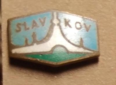 P81 Odznak Slavkov  1ks
