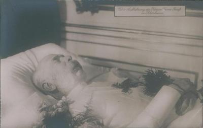 30A814 Úmrtní foto Franz Josef I.