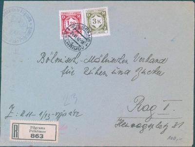 12B53 Služební dopis Pelhřimov   Praha