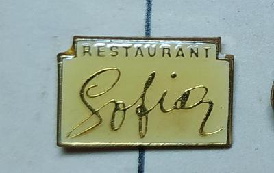 P58 Odznak Restaurant SOFIA  1ks