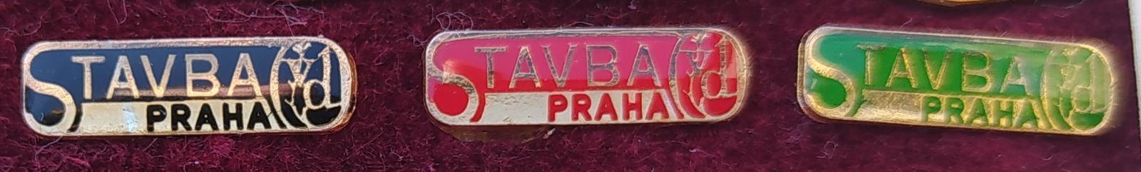 P72 Odznak STAVBA Praha  3ks